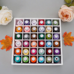 36 Color Embroidery Thread Set Hand Embroidery Threads 120D High Gloss Polyester Embroidery Thread 550 yards
