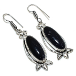 Natural Red Sunstone Gemstone 925 Sterling Silver Jewelry Earring 2.36 m9n97