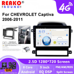REAKOSOUND 2Din Android Auto Raadio Multimeedia Video M&auml;ngija Chevrolet Captiva 2009-2012 jaoks GPS Navigatsioon Carplay Auto Stereo 4+64+AHD+FAN