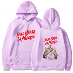 Hoodie Mantel Print Uus 2024 vabaaja meeste spordiriided naiste kost&uuml;&uuml;mid jakk Pullover Anime kuni La Muerte Asli M