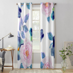 Akvarell Roosid Aknakardinad Lastetoale Kodu Rulood Elutoa kardinad Magamistoa aknakatted 135W x 60H(cm) x1