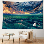 Loominguline lainemaastik Gobel&auml;&auml;n Seinaripp Kunstmaal Hipi Tapez Ps&uuml;hhedeelne n&otilde;idus &Uuml;hiselamu Magamistoa sisekujundus 95x70CM