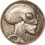 1937 V&auml;lismaalane USA AMEERIKA &Uuml;HENDRIIGID Hobo Nickel M&auml;lestuslikud kogutavad suveniirid h&otilde;bem&uuml;ndid