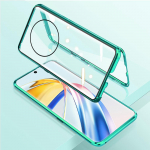 360&deg; magnetiline kahepoolne kaitsekate seadmele Honor Magic6 Lite Magic 6 6Lite X9b 5G &uuml;mbris eesmine tagaklaasist metallraami &uuml;mbris For Magic6 Lite