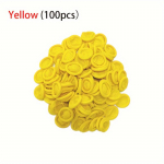 50/100 tk &uuml;hekordsed s&otilde;rmekattega kummikindad, libisemiskindlad lateksist s&otilde;rmevoodid, s&otilde;rmeotste kaitsekindad kollane