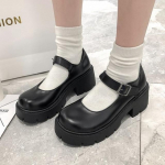 Lolita kingad Naiste Jaapani Mary Jane kingad Naised Vintage T&uuml;drukud Tudengid JK &Uuml;htsed k&otilde;rge kontsaga platvormkingad Cosplay Plus Size 35