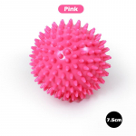 Jooga massaažipall 7,5 cm 9 cm jalatallaga hedgehog pall PVC Fitness Fascia pall Mitmev&auml;rviline lihaseid l&otilde;dvestav k&auml;epideme pall