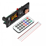 8V-24V Bluetooth 5.0 Mp3 dekoodri pardal juhtmevaba helivastuv&otilde;tja mikrofoniga USB 3.5mm AUX TF FM raadiomoodul