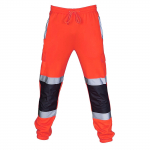 Meeste maanteet&ouml;&ouml; Hea n&auml;htavusega kombinesoonid, vabaaja p&uuml;ksid XL oranž