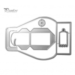 Kinkekarbi kott Metallist l&otilde;ikevormid DIY v&auml;ljal&otilde;igete album Paberkaardid Punch &Scaron;abloonvorm h&otilde;be