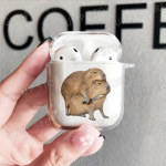 Creative Capybara &uuml;mbris Apple Airpod Pro2 Airpods 1 2 3 Pro juhtmevaba k&otilde;rvaklappide kate jaoks Air Pods 3. Gen Box Cartoon Capa Airpods 1 2