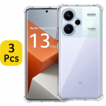 3 tk l&auml;bipaistev &uuml;mbris Xiaomi Redmi Note 13 Pro Plus 12 4G 11 Pro paks p&otilde;rutuskindel pehmest silikoonist telefoni kate Redmi Note 12 5G jaoks Redmi Note 13ProPlus