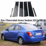 6 tk autoakna piilariposte Chevrolet Aveo Sedaanile (2011-2015) kleebiste ja &auml;&auml;riste katmiseks, BC piilari kleebiste kujundamiseks.