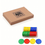 2 tk m&auml;ngukaartide pakk ja žetoonide komplekt, paberist &otilde;huke pokker, lauam&auml;ngupokker maagiline pokker, rekvisiidid 80 žetooniga lauam&auml;ngukomplekt 2pcs