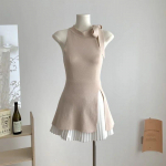 Prantsuse kontoriproua Y2k minikleit naistele, &otilde;huke vibu disain, l&otilde;hestatud vestiga kleit &otilde;htupeokleit, elegantne vintage riietus, suvi 2024 uus XS must