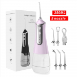 Oral Irrigator hambaskaler, 3-k&auml;iguline reguleerimine Water Flosser kaasaskantav hambaravi veejoa 350ML IPX6 veekindel hammaste puhastusvahend