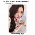 ITZY 5. minialbumi Checkmate ametlik fotokaart Selge kaardi erikaart KPOP Chaeryeong - #05
