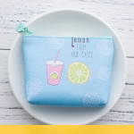 Armsad multifilmid, laste m&uuml;ndikott Naiste rahakott Loomade puuviljad V&auml;ike lukuga kott Nahast Naiste rahakotid Minirahakotid sinine