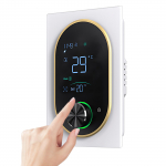 Nutikas termostaat maja vee-elektrik&uuml;tte vee-gaasikatla jaoks AC termostaat VA digitaalsega Boiler heating without wifi valge