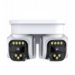 Kahekordne WiFi-kaamera PTZ v&auml;listingimustes 10x digitaalne suum, v&auml;rviline &ouml;&ouml;n&auml;gemine, turvakaitse IP-kaamera automaatse j&auml;lgimise rakendus iCam365 8MP with 64G Card