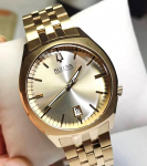 Bulova Swiss Accutron II Meeste Surveyor Kvarts Kullatooni K&auml;ev&otilde;ruga Kell 97B134 kuld