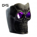 Halloweeni pealuu k&uuml;&uuml;nlavalgusega kaunistus &otilde;udne skelett kuju lauaplaadi kaunistus &otilde;ue surnuaia jaoks Halloweeni peotarbed Skull