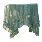 Retro laudlina L&auml;bipaistev &otilde;&otilde;nes pits Romantiline stiil &Uuml;mmargune volang Lilletikandid Lauakaitse banketid Peokaunistus M roheline