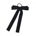 Velvet Bowknot juukselips Armas elegantne &uuml;hev&auml;rviline k&otilde;rge elastne pehme naiste t&uuml;drukute hobusesaba hoidja Juuksen&ouml;&ouml;r Juuste aksessuaarid S&uuml;nnip&auml;evakingitus