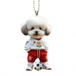 Palli vormiripp Koera rippuv kaunistus Kodu siseruumides j&otilde;ulupuu auto tahavaatepeegel 2D lame multikas kutsikas mees akr&uuml;&uuml;list rippuv kaunistus loomade ripats