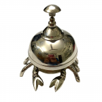 Messingist lauakell, Crab Design hotelli vastuv&otilde;tukell, viktoriaanlikus stiilis lauakell, kontor, vastuv&otilde;tt, teeninduslauakella sisekujundus