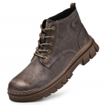 Ehtne nahksaapad Meeste kingad Mugavad poolsaapad meestele Vabaajajalatsid K&auml;sit&ouml;&ouml;na valminud t&ouml;&ouml;riistakingad 41 pruun