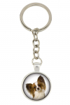 Papillon, Continental Toy Spaniel, Butterfly dog - keychain with your photo, key decoration, bag pendant from Art-Dog brand