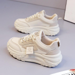 Dad Shoes Naiste Uued S&uuml;gisnaiste Kingad K&otilde;rgust Lisavad Mitmek&uuml;lgsed V&auml;ikesed Platvormiga Tossud Naistele 35 khaki