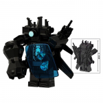 Tualett Mees Ehitusklotsid Aksessuaarid Figuurid M&auml;nguasi Lastele Kingitus