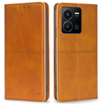 Retro &uuml;mberp&ouml;&ouml;ratav rahakoti&uuml;mbris Vivo Y31 Y51 Y21 jaoks 2020 Y20 V21E V21 V20 SE Y53S Y55S V23E kate PU nahast kabuur Kickstand kaardipesad telefoni kaitseraua Vivo Y75/Y55/Y33S/T1 (5G) punane