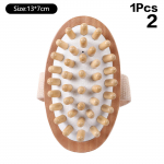 Tselluliidivastane kehahari rahustav puidust eeterlik &otilde;li spaa &otilde;hupadi massaaži juuksekamm Peanaha massaažihari kehamasseerija