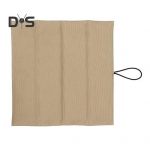 Kokkupandav istmepadi niiskuskindel isoleeriv kaasaskantav kandiline matt Kerge v&auml;ljas reisimine telkimine matkamine seljakoti piknikule kokkupandav alus must