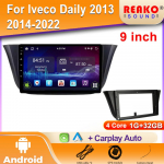 Android 2K autoraadio lveco Daily 2013 2014-2022 jaoks Video Multimeedia Bluetooth-m&auml;ngija Navigatsioon 4G GPS Carplay stereo 4 core 1GB+32GB carplay