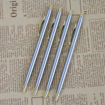 Lihtsus, roostevabast terasest p&ouml;&ouml;rlev pastapliiats Sinine pliiats, metallist sinine Biro pastapliiats Biro pastapliiats sinine