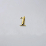 1TK kohviku seinakaunistus metallist digitaalne silt Must majanumbrid seinakaunistus malmist ukseplaat Moodne 50*30*8mm