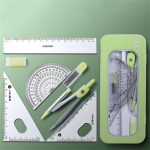 Joonistuskompass Kolmnurga joonlaud kompasside seadmine sirge joonlaud Matemaatika joonistust&ouml;&ouml;riist Geomeetria joonlaud lilla