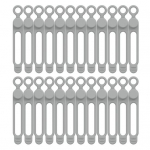 24 tk Kaabli korraldaja elastsus isekinnitav pandla disain silikoontraadist korraldaja hoiukinnitus majapidamistarbed 24PCS roosa