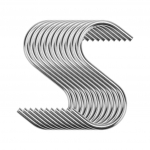 10 tk S-kujulised roostevabast terasest riputuskonksud k&ouml;&ouml;gi ja vannitoa jaoks One Size h&otilde;be