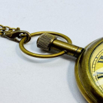 5,08 cm antiikne vintage messingist taskukell Maritime Victoria London 1875 k&auml;sitsi valmistatud