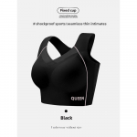 &Otilde;mblusteta Push-Up spordirinnahoidja: Suures suuruses p&otilde;rutuskindel, ilma terasr&otilde;ngata, lai k&uuml;lgtugi naistele 2XL (140-160 lbs, 90BCDE)