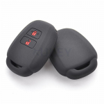 2 nuppu Toyota Aqua Ractis Vitz RAV4 HiAce Land Cruiseri silikoonist v&otilde;tme&uuml;mbrise kate 2010-2019 must