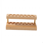 15 Slot Wooden Organizer for Pens and Cellphones in Living Room Brown