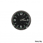 Autosisene mini helendav autokell Autod sisemine kleebitav kell Mehaanika Kvartskellad Autodekoratsioon 40 mm 43 mm digitaalkell