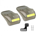 Mootorratta k&auml;tekaitsed Reguleeritav mootorratta k&auml;ekaitse ABS-k&auml;ekate Mitmek&uuml;lgne kasutatav p&auml;ikese- ja vihmakaitseks must