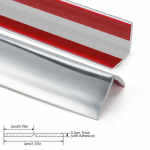 3/5M PVC isekleepuv seinanurga dekoratiivriba seina sisemine v&auml;limine nurgariba taust seina m&ouml;&ouml;bli servakaitse riba 3M